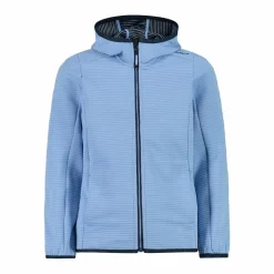 Mädchen Fleece mit durchgehendem Reißverschluss und Kapuze><noscript><img width=