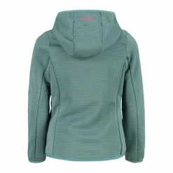 Mädchen Fleece mit durchgehendem Reißverschluss und Kapuze><noscript><img width=