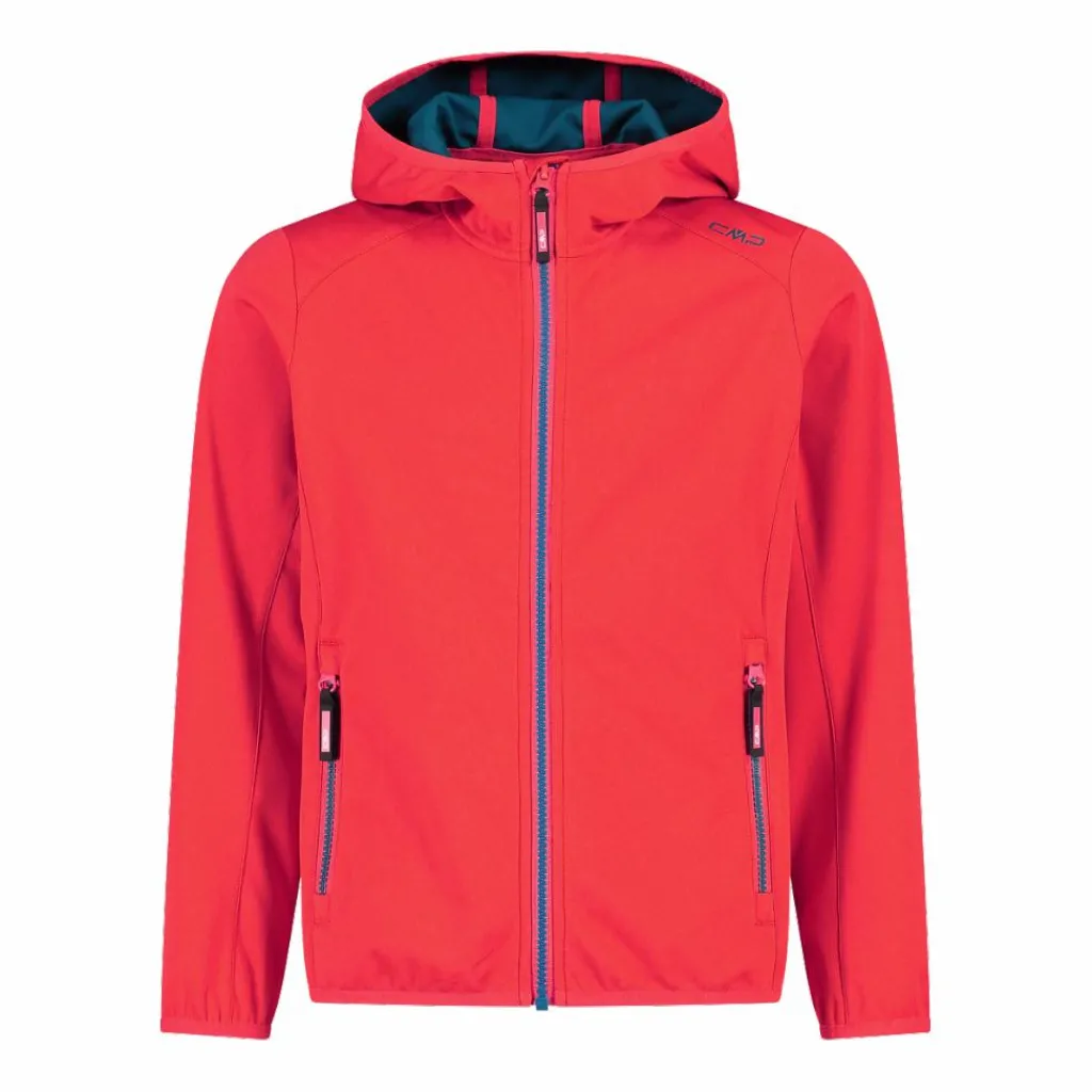 Mädchen Jacke aus leichtem Softshell, mit Fix Hood>CMP Online