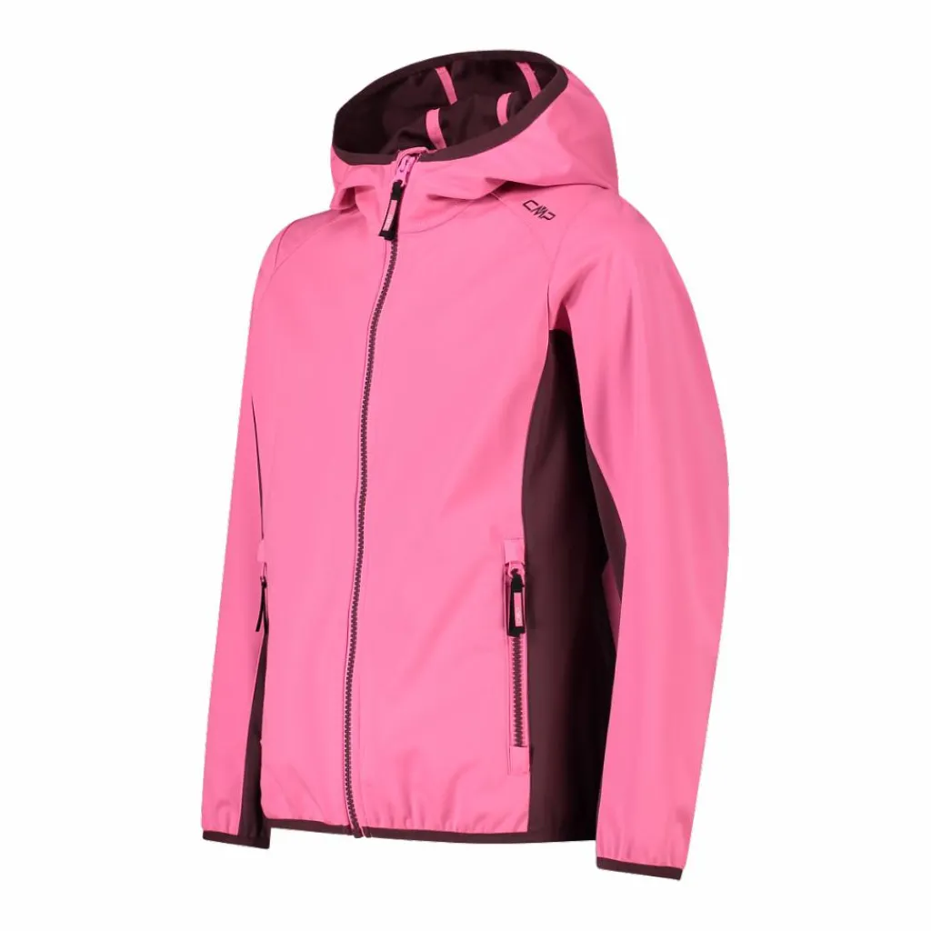 Mädchen Jacke aus leichtem Softshell, mit Fix Hood>CMP Online