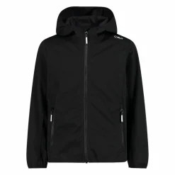 Mädchen Jacke aus leichtem Softshell, mit Fix Hood><noscript><img width=