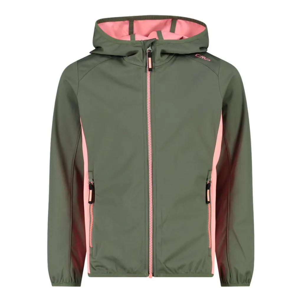 Mädchen Jacke aus leichtem Softshell, mit Fix Hood>CMP Online