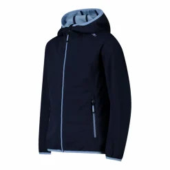 Mädchen Jacke aus leichtem Softshell, mit Fix Hood><noscript><img width=