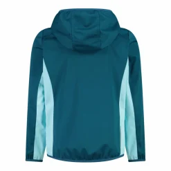 Mädchen Jacke aus leichtem Softshell, mit Fix Hood><noscript><img width=
