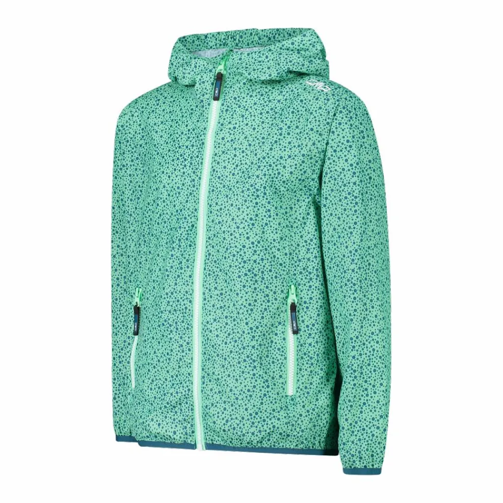 Mädchen Micro gemusterte packable Regenjacke>CMP Sale