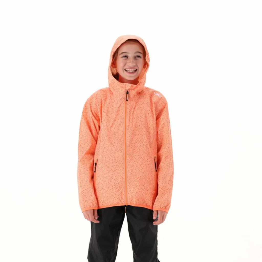 Mädchen Micro gemusterte packable Regenjacke>CMP Sale