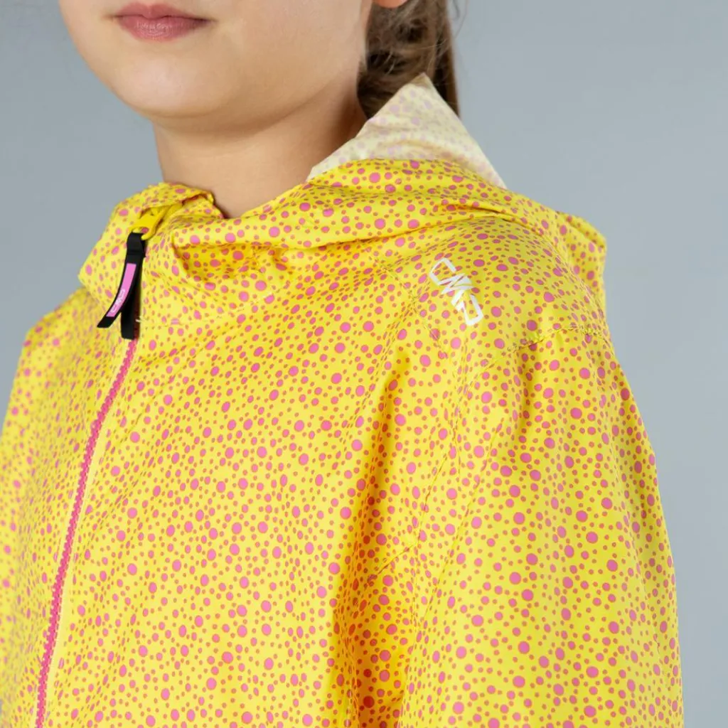 Mädchen Micro gemusterte packable Regenjacke>CMP Sale