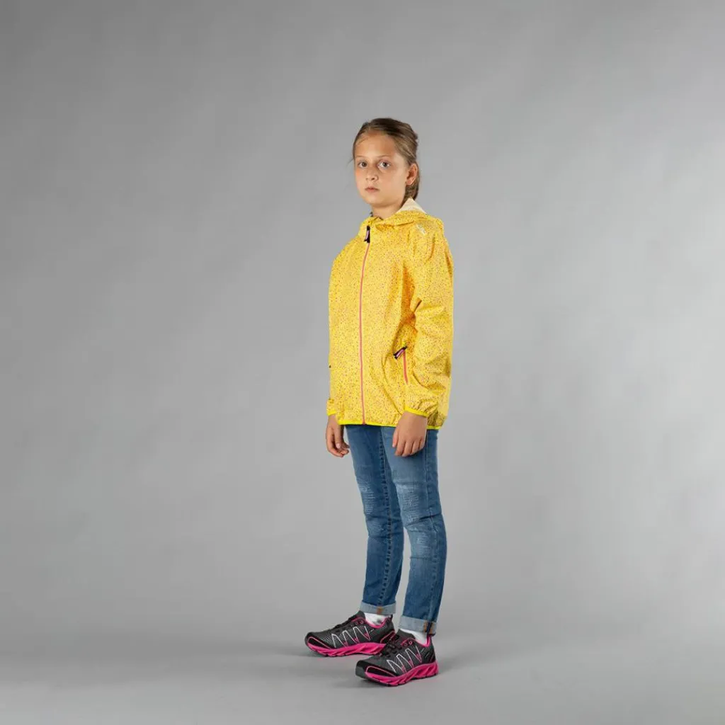 Mädchen Micro gemusterte packable Regenjacke>CMP Sale