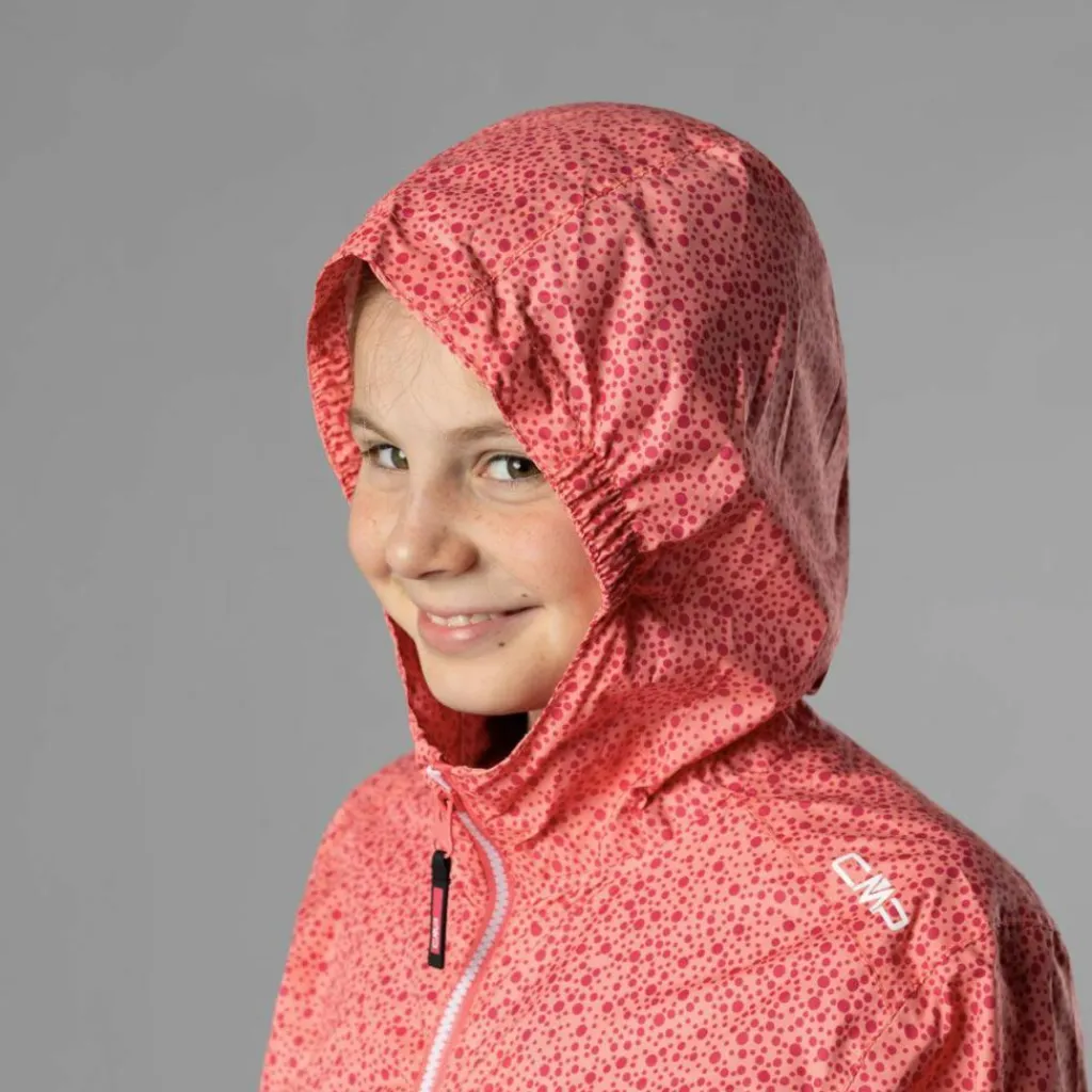 Mädchen Micro gemusterte packable Regenjacke>CMP Sale