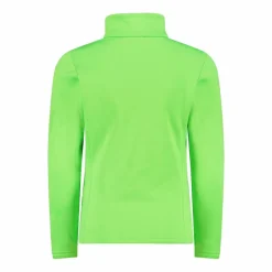 Mädchen Stretch Performance Stehkragenshirt mit kurzem Reißverschluss><noscript><img width=