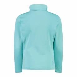Mädchen Stretch Performance Stehkragenshirt mit kurzem Reißverschluss><noscript><img width=