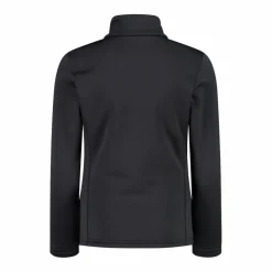 Mädchen Stretch Performance Stehkragenshirt mit kurzem Reißverschluss><noscript><img width=