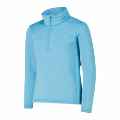 Mädchen Stretch Performance Stehkragenshirt mit kurzem Reißverschluss><noscript><img width=