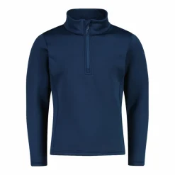 Mädchen Stretch Performance Stehkragenshirt mit kurzem Reißverschluss><noscript><img width=