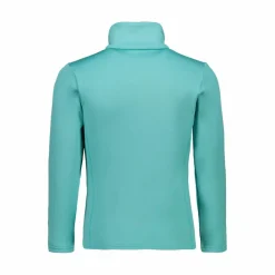 Mädchen Stretch Performance Stehkragenshirt mit kurzem Reißverschluss><noscript><img width=