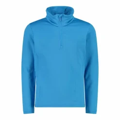 Mädchen Stretch Performance Stehkragenshirt mit kurzem Reißverschluss><noscript><img width=