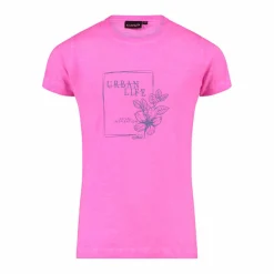 Mädchen T-Shirt aus Baumwoll Slub-Jersey><noscript><img width=