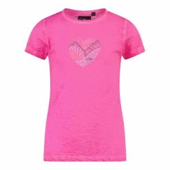 Mädchen T-Shirt aus Baumwoll Slub-Jersey><noscript><img width=