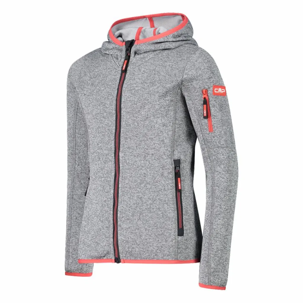 Mädchen-Sweatshirt mit Kapuze aus Knit Tech Fleece>CMP Discount