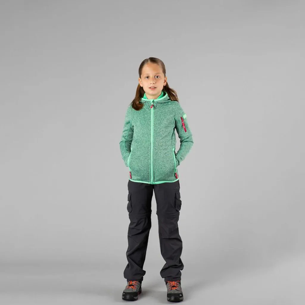 Mädchen-Sweatshirt mit Kapuze aus Knit Tech Fleece>CMP Discount