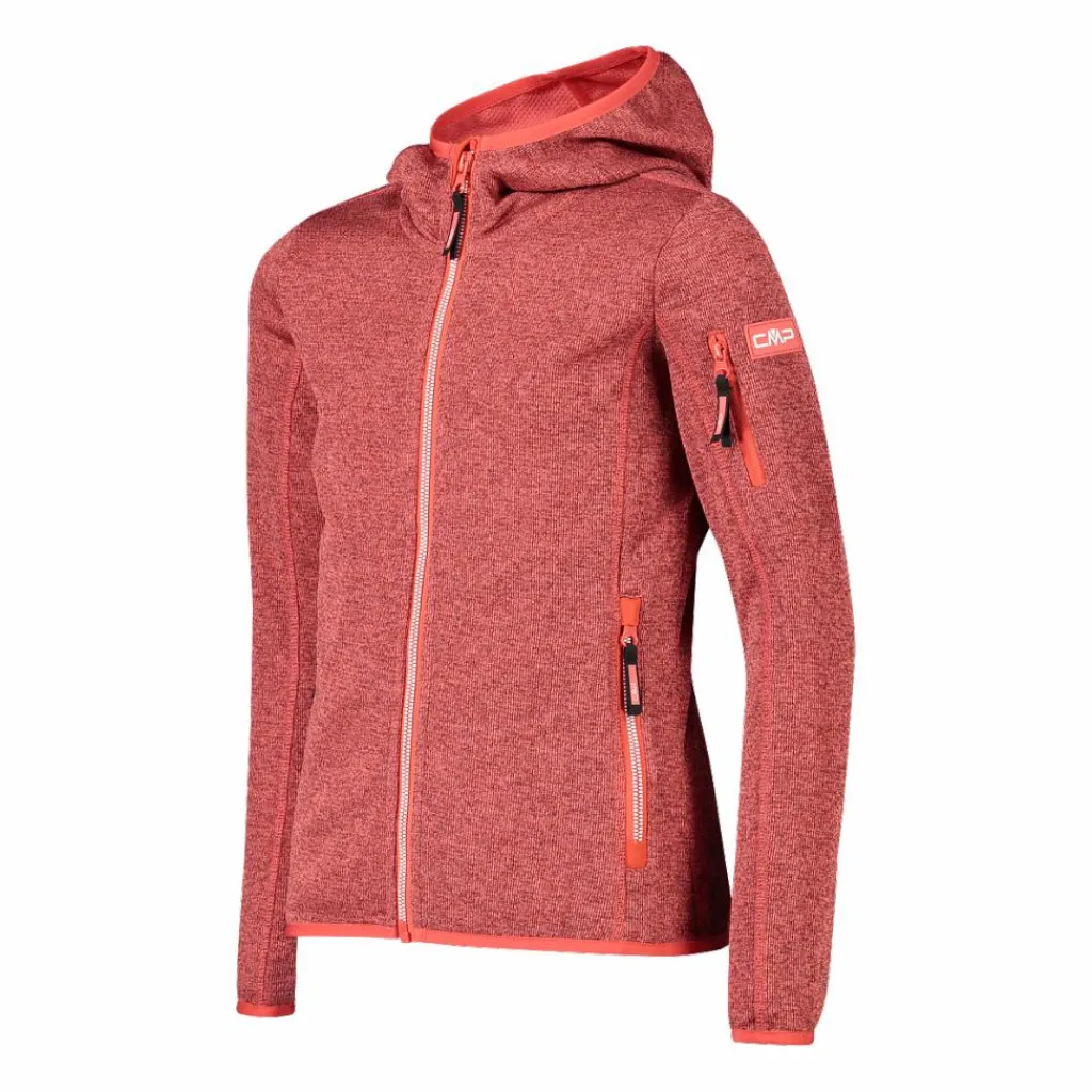 Mädchen-Sweatshirt mit Kapuze aus Knit Tech Fleece>CMP Discount