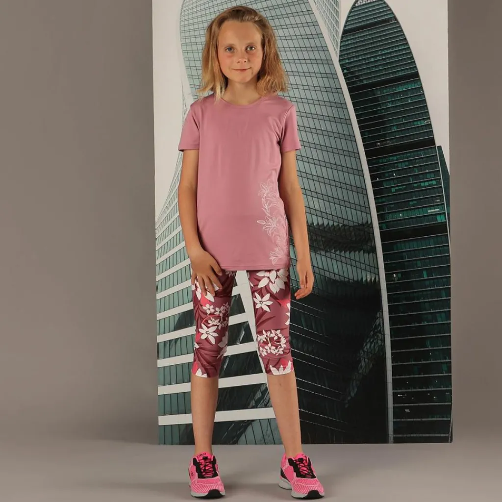 Mädchen-T-Shirt aus Funktionsgewebe mit Print vorne>CMP New