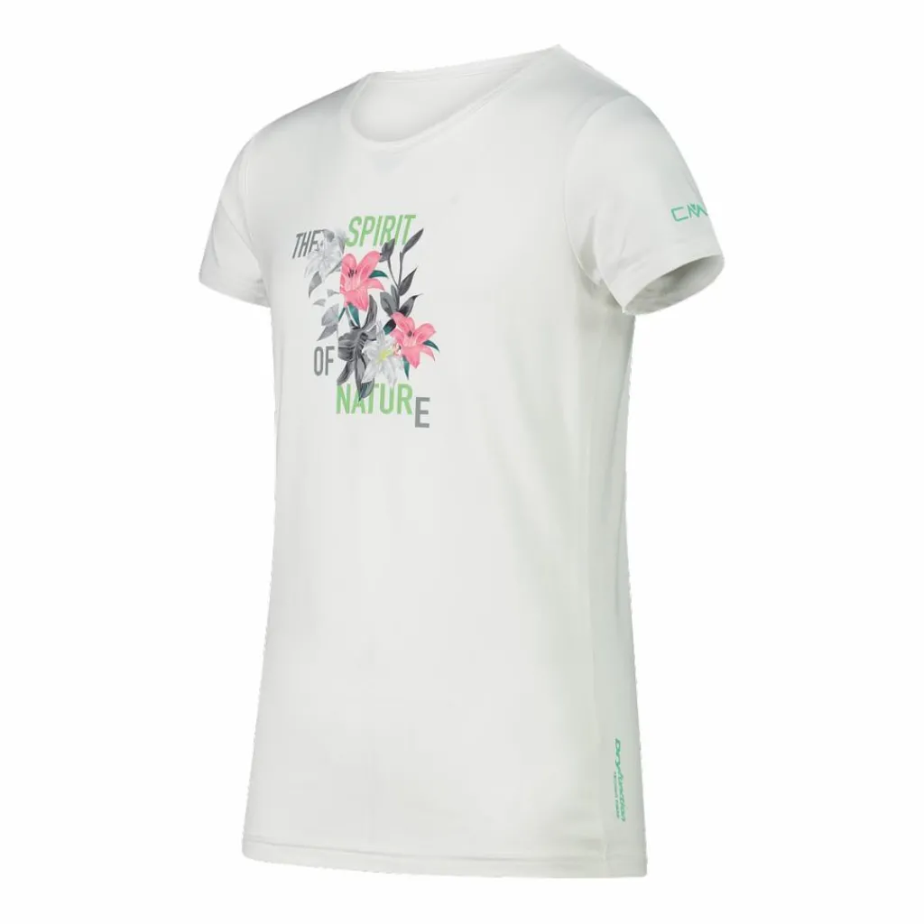 Mädchen-T-Shirt aus Funktionsgewebe mit Print vorne>CMP New