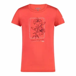Mädchen-T-Shirt aus Funktionsgewebe mit Print vorne><noscript><img width=