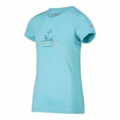 Mädchen-T-Shirt aus Funktionsgewebe mit Print vorne><noscript><img width=