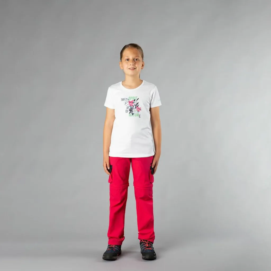Mädchen-T-Shirt aus Funktionsgewebe mit Print vorne>CMP New