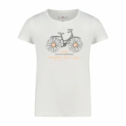 Mädchen-T-Shirt aus Funktionsgewebe mit Print vorne><noscript><img width=