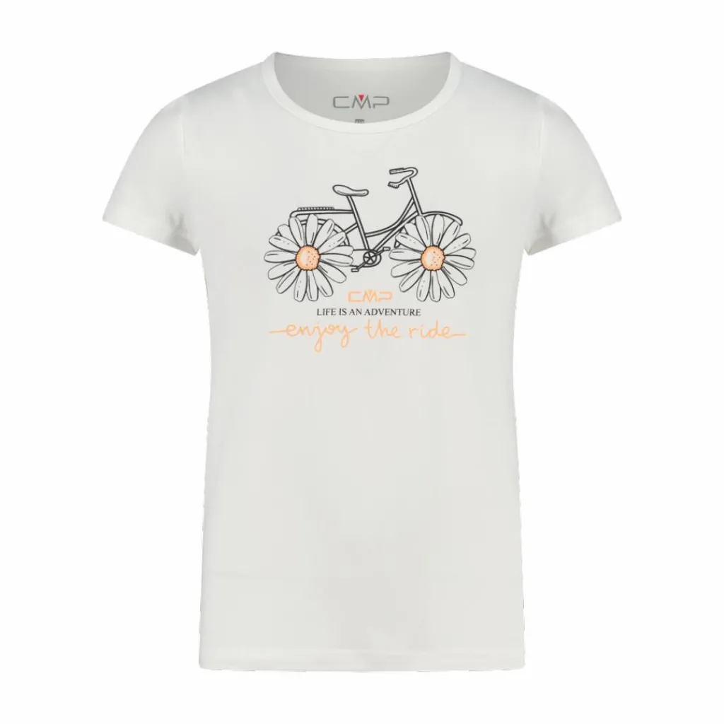 Mädchen-T-Shirt aus Funktionsgewebe mit Print vorne>CMP New