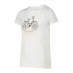 Mädchen-T-Shirt aus Funktionsgewebe mit Print vorne><noscript><img width=