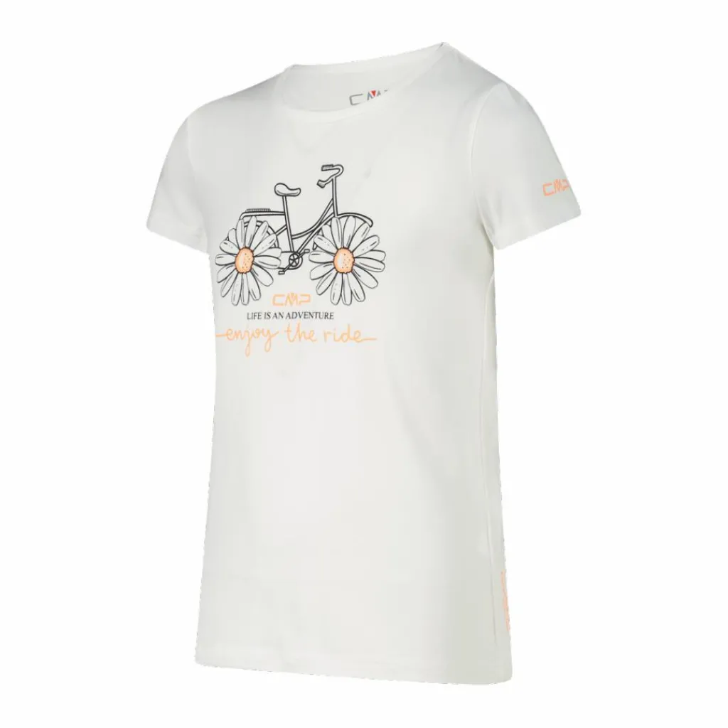 Mädchen-T-Shirt aus Funktionsgewebe mit Print vorne>CMP New
