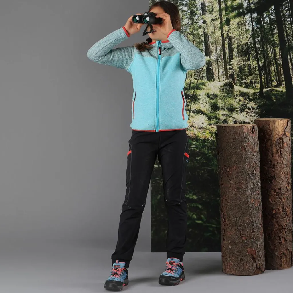 Mädchen-Wanderhose aus leichtem Stretch-Polyester>CMP