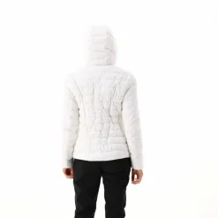 Melierte, wattierte Damenjacke mit Kapuze mit Sorona><noscript><img width=