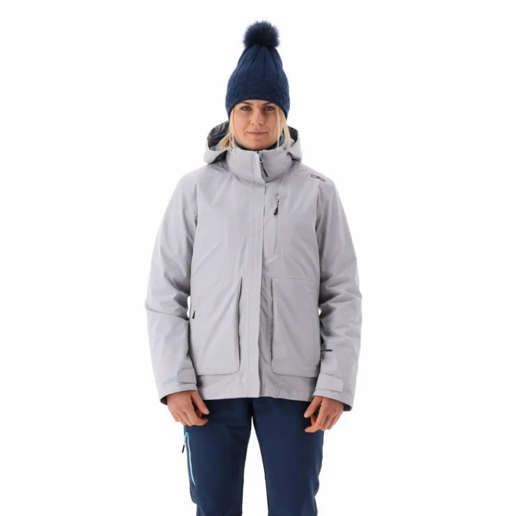 Multifunktionale Damenjacke mit abnehmbarer Innenschicht mit Kapuze>CMP Best
