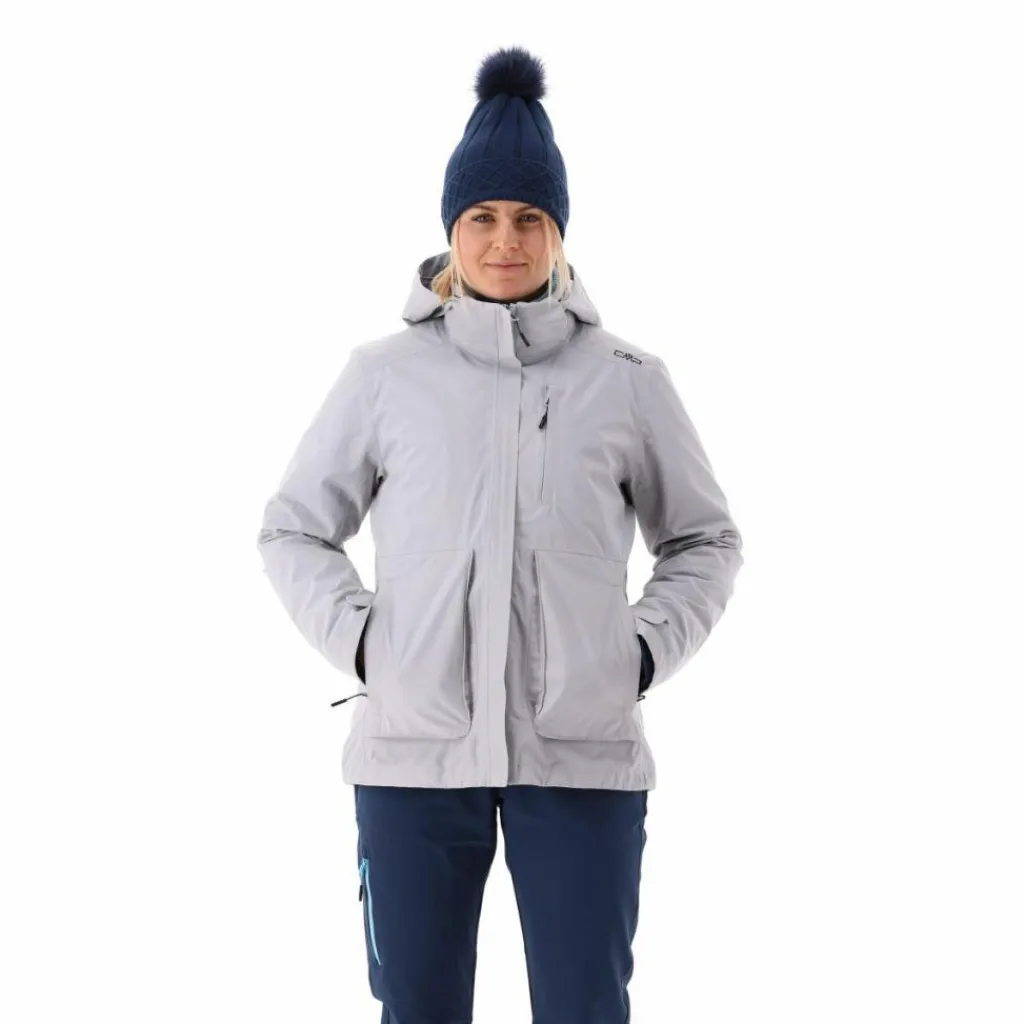 Multifunktionale Damenjacke mit abnehmbarer Innenschicht mit Kapuze>CMP Best