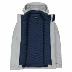 Multifunktionale Damenjacke mit abnehmbarer Innenschicht mit Kapuze><noscript><img width=