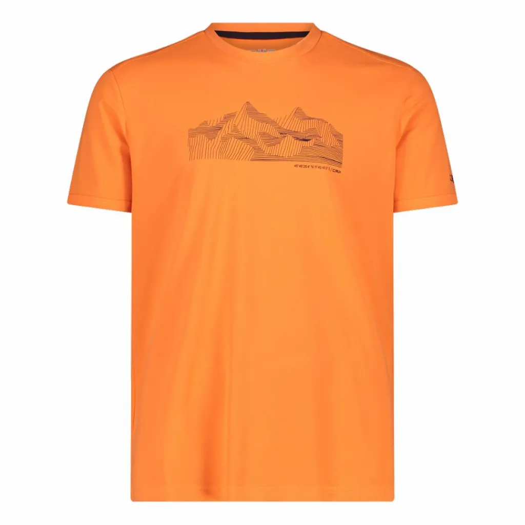 Piqué-Shirt mit Adventure-Print>CMP