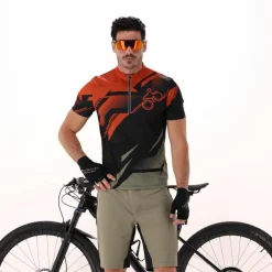 Radsport-T-Shirt für Herren mit kleiner Tasche auf der Rückseite><noscript><img width=
