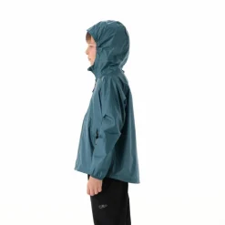 Regenjacke mit fest angebrachter Kapuze für Jungen><noscript><img width=