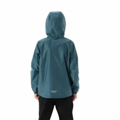 Regenjacke mit fest angebrachter Kapuze für Jungen><noscript><img width=