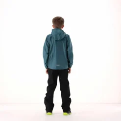 Regenjacke mit fest angebrachter Kapuze für Jungen><noscript><img width=