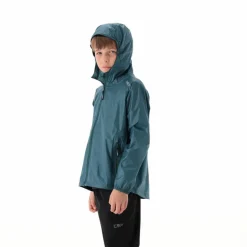 Regenjacke mit fest angebrachter Kapuze für Jungen><noscript><img width=