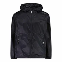 Regenjacke mit fest angebrachter Kapuze für Mädchen><noscript><img width=