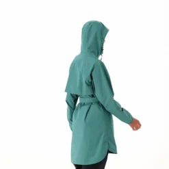 Regenjacke mit fest angebrachter Kapuze für Damen><noscript><img width=