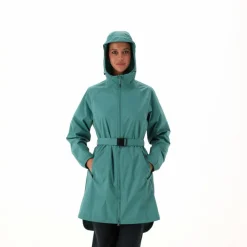 Regenjacke mit fest angebrachter Kapuze für Damen><noscript><img width=