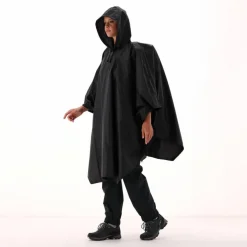 Regenponcho mit fest angebrachter Kapuze Unisex><noscript><img width=