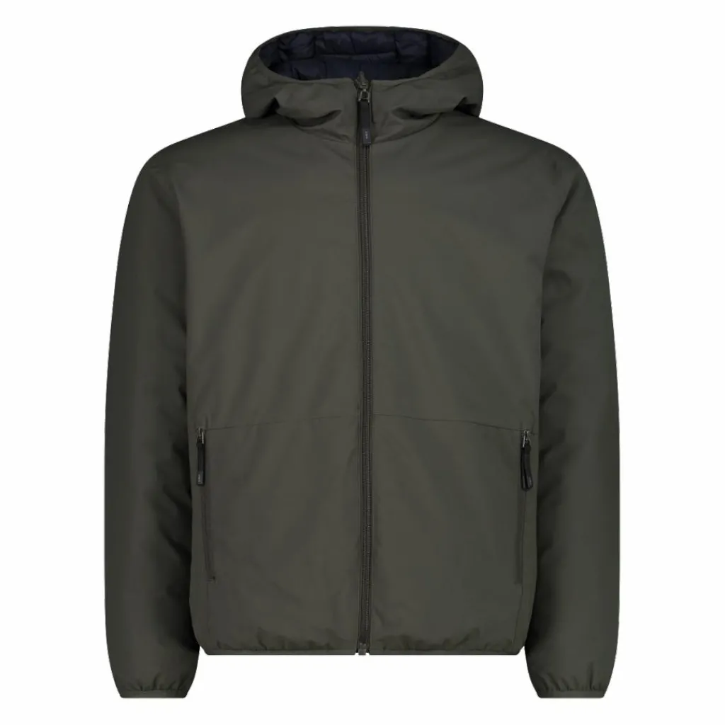 Reversible Herrenjacke mit feststehender Kapuze>CMP Hot